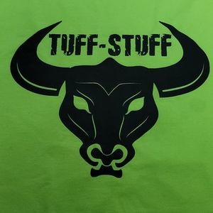 TUFF STUFF NEON GREEN TEE KILLION 11 sz S